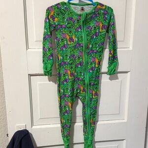 Hulk bamboo zippy with fold over hands and feet